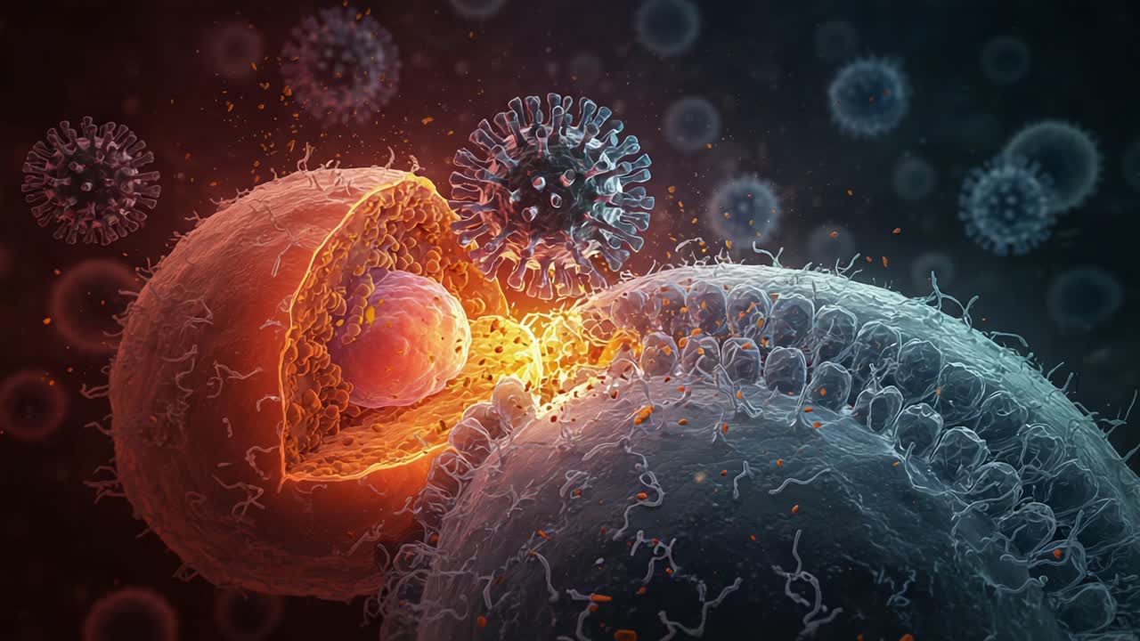 Interazione complessa della vita microbica: uno sguardo alla fusione e alla funzionalità di cellule e virus catturati con dettagli straordinari