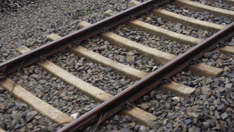 video de movimiento de la vía del ferrocarril indio