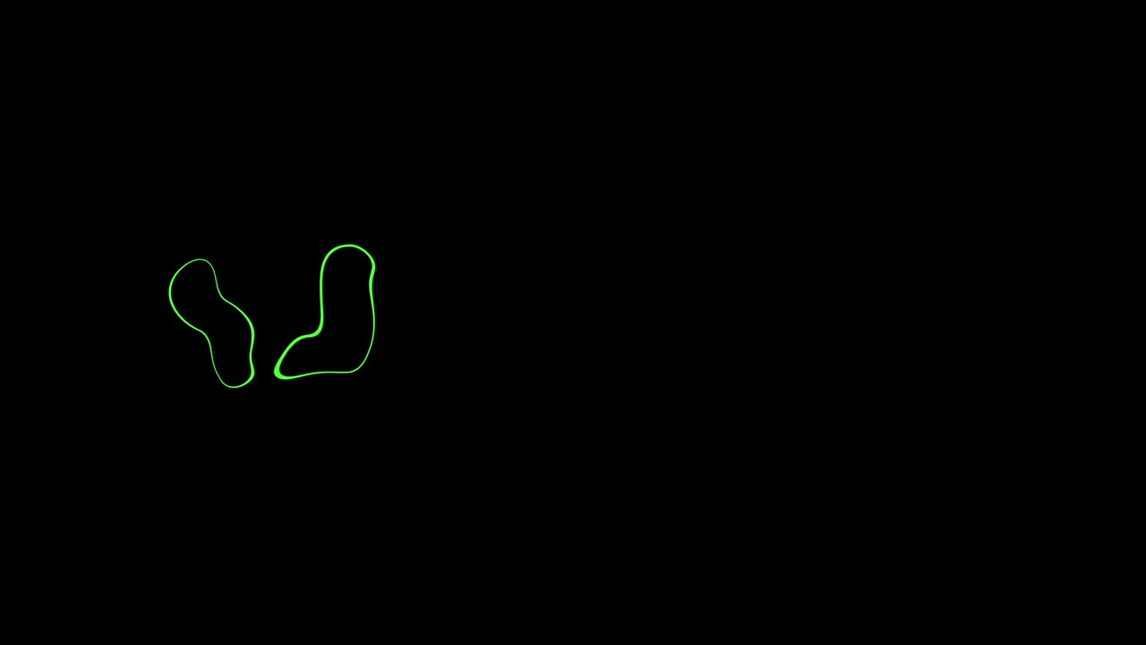 왜곡된 서클 스프레드 루프 애니메이션 모션 그래픽