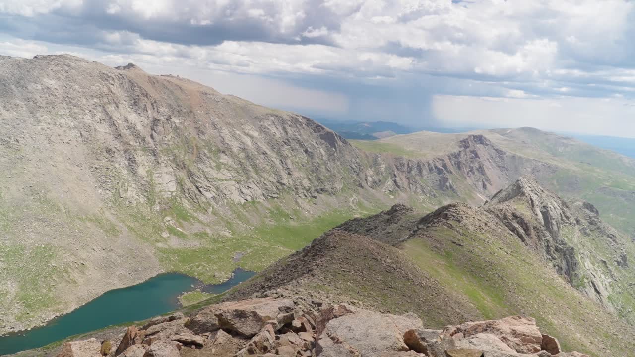 вид на горный пейзаж | гора биерстадт, колорадо