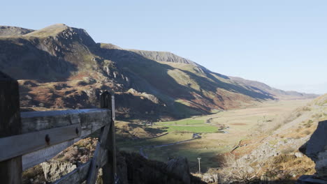 Welsh Mountain Valley During Sunset
