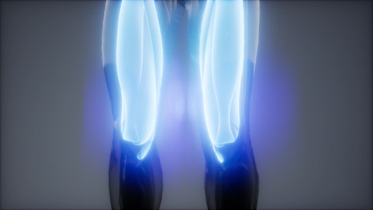 músculos del muslo - mapa de anatomía muscular visible