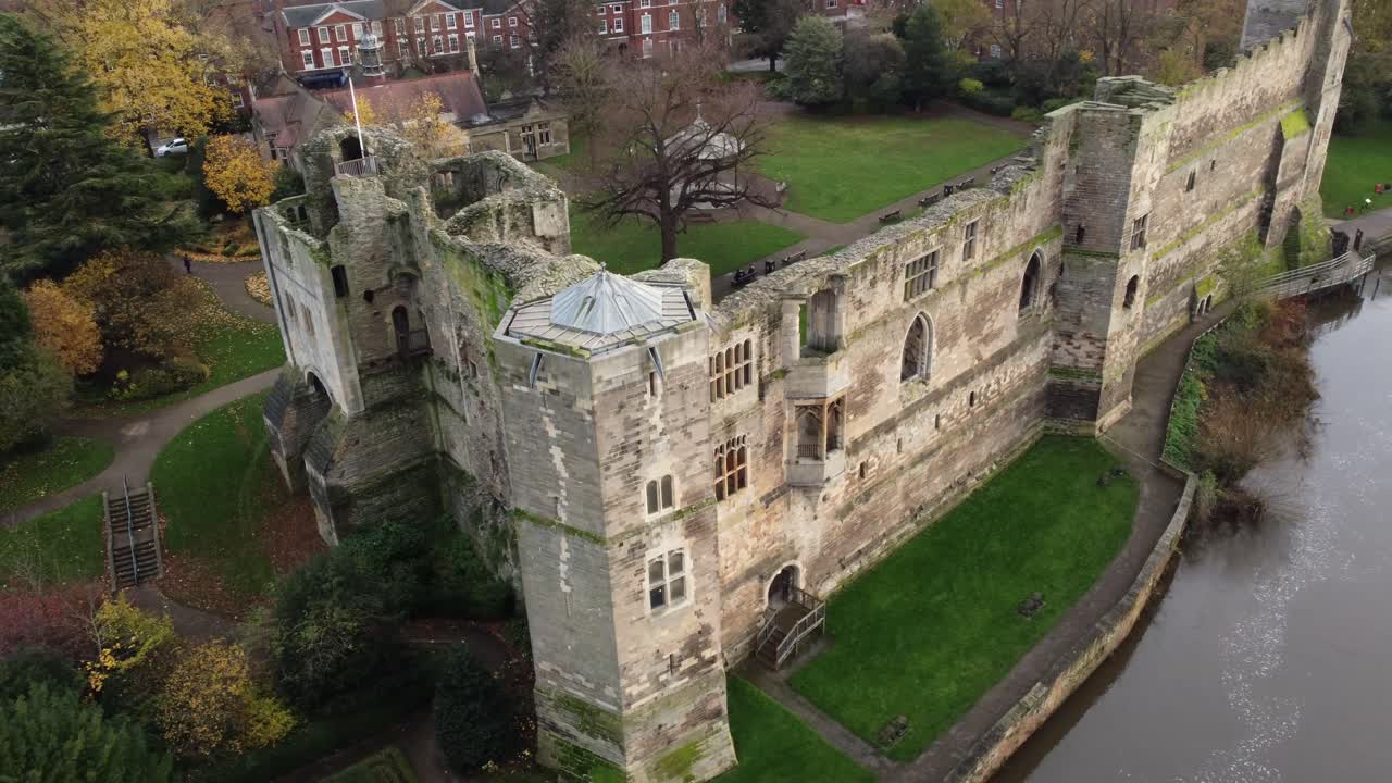 Aerial View of Warwick Castle