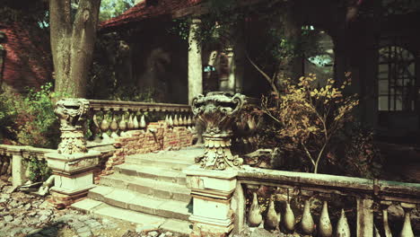 abandoned old house ruins