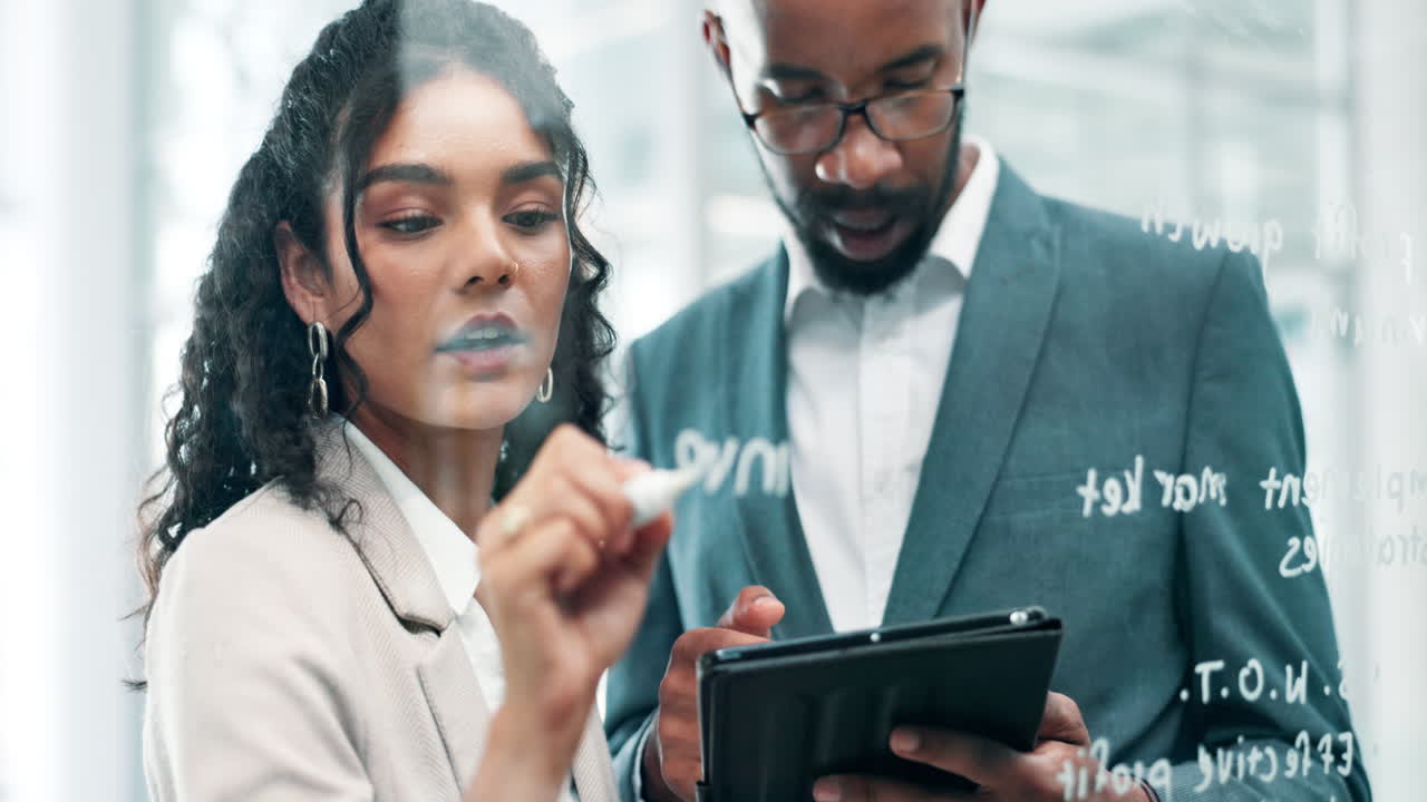 Business Colleagues Collaborating During Meeting