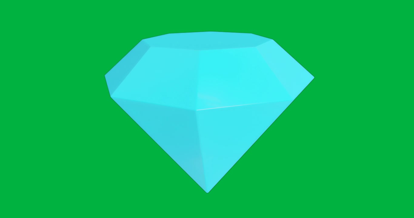 Faceted gemstone shape floating against transparent background, enhancing jewelry marketing designs