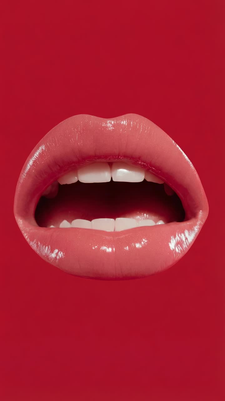 Labbra invitanti mostravano labbra lucide e sensuali, evidenziate da espressioni vivaci e civettuole.