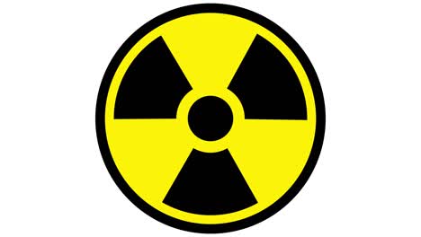 nuclear symbol flashing icon loop