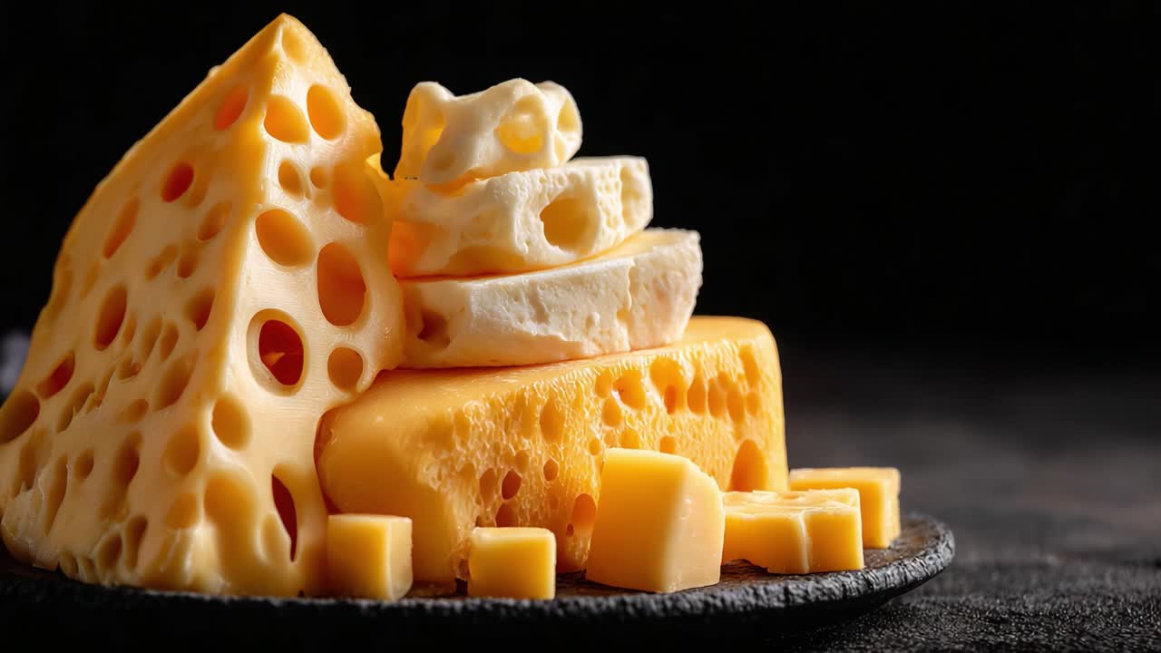 An Exquisite Display of Artisanal Cheese Varieties Showcasing Diverse Textures and Flavors Perfect for Gourmet Platters and Culinary Inspirations