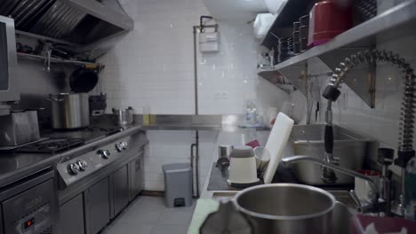 commercial kitchen interior