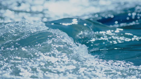 slow motion view of strong current in river