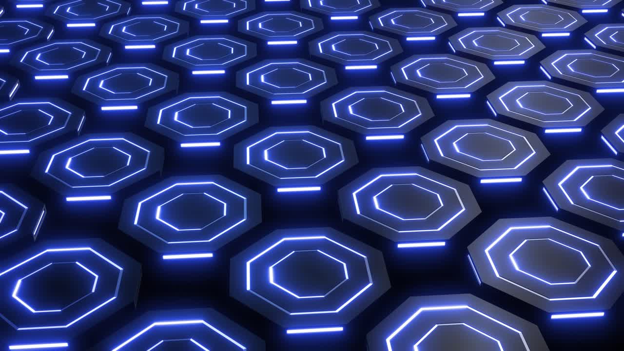 Abstract Geometric Hexagon Pattern