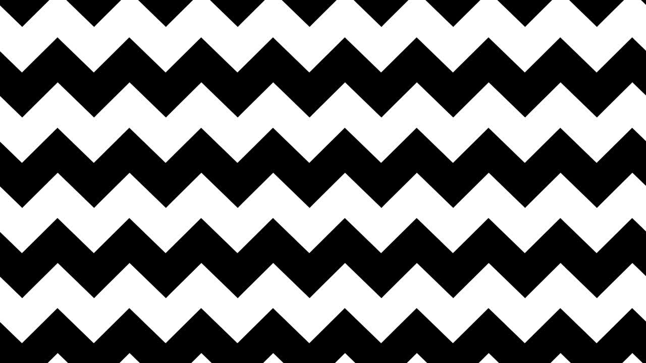 geometric wave line motion background loop black and white
