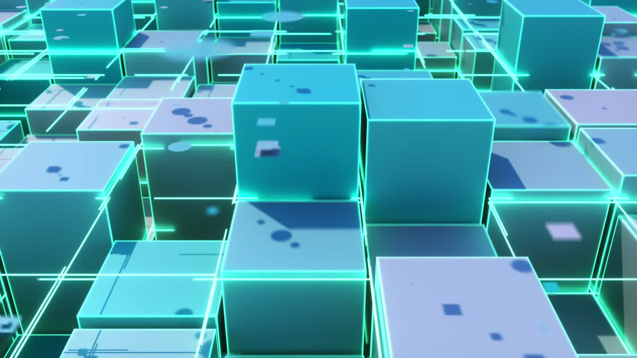 descripción del metaverso. animación en 4k.