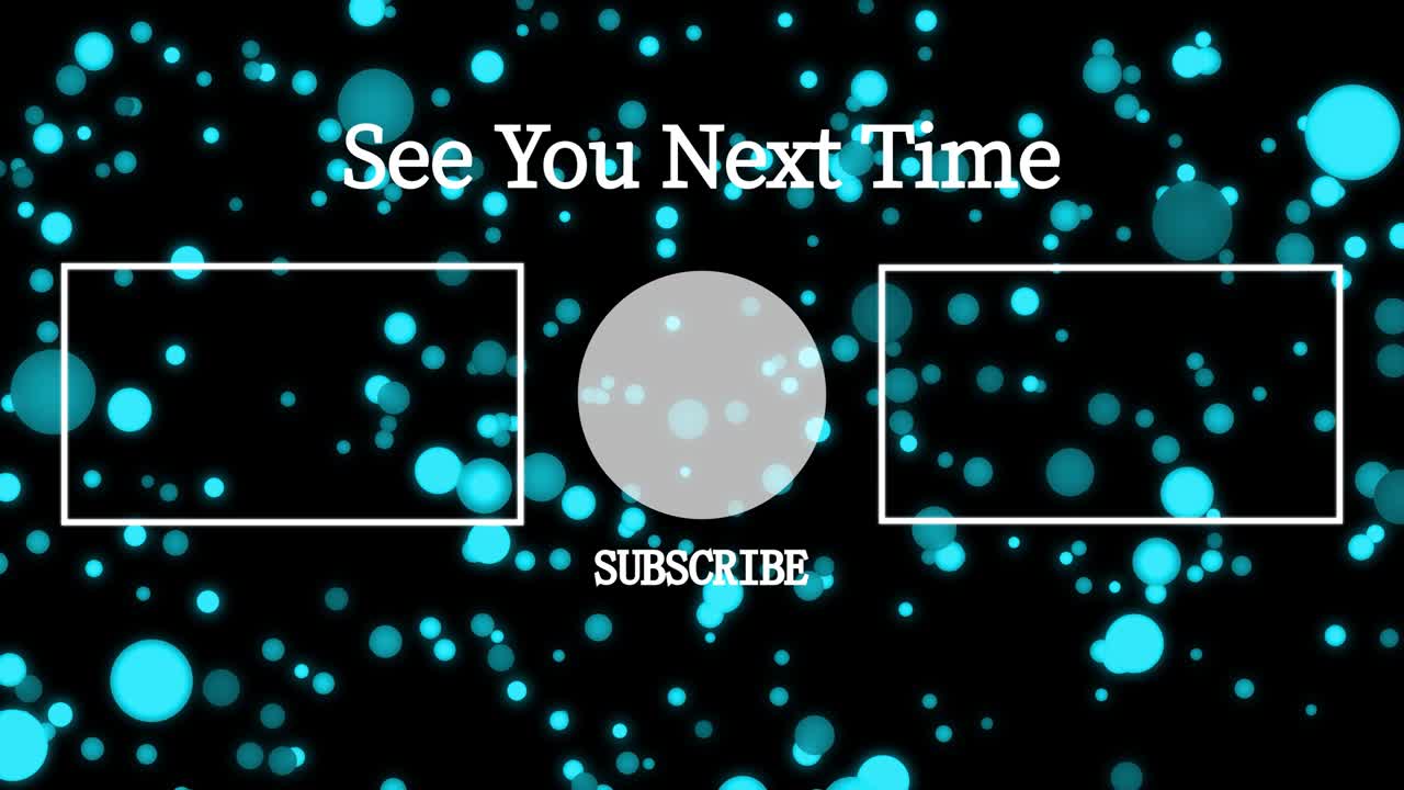 곡물 점 이동 끝 카드 끝 화면 모션 그래픽