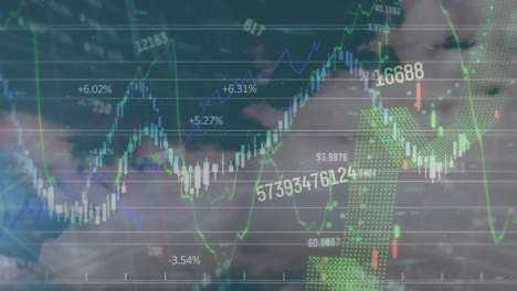 Animación-Del-Procesamiento-De-Datos-Sobre-Las-Nubes