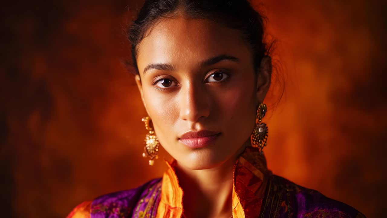 Retrato de una mujer hermosa