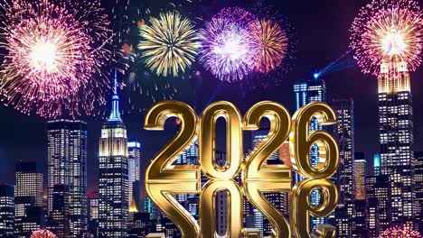 new year's eve 2026 fireworks over nyc