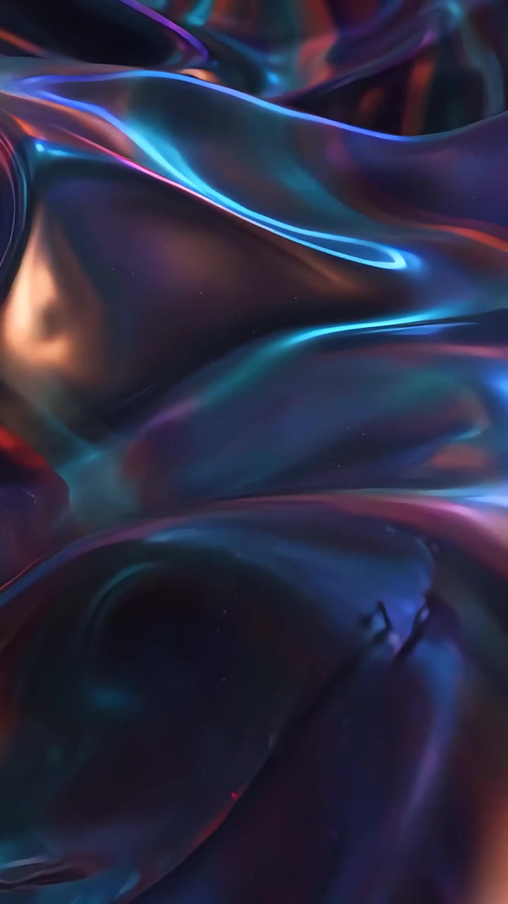 Abstract Metallic Waves Background 4K