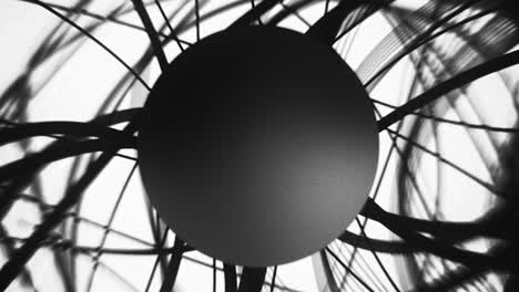 diseño abstracto en blanco y negro