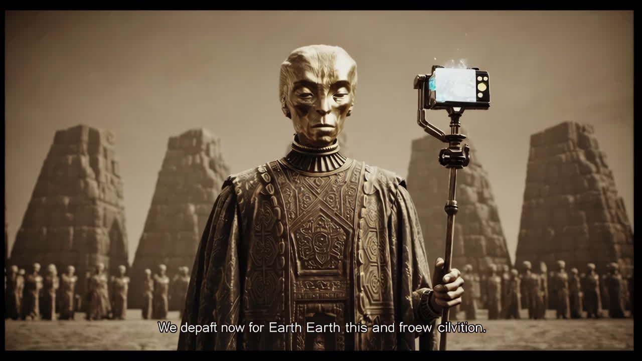 Alien Departure from Earth