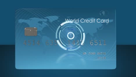 animation of scope scanning over credit card