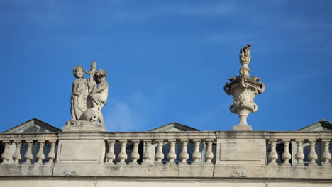 statues and ornaments at place stanislas in nancy, france