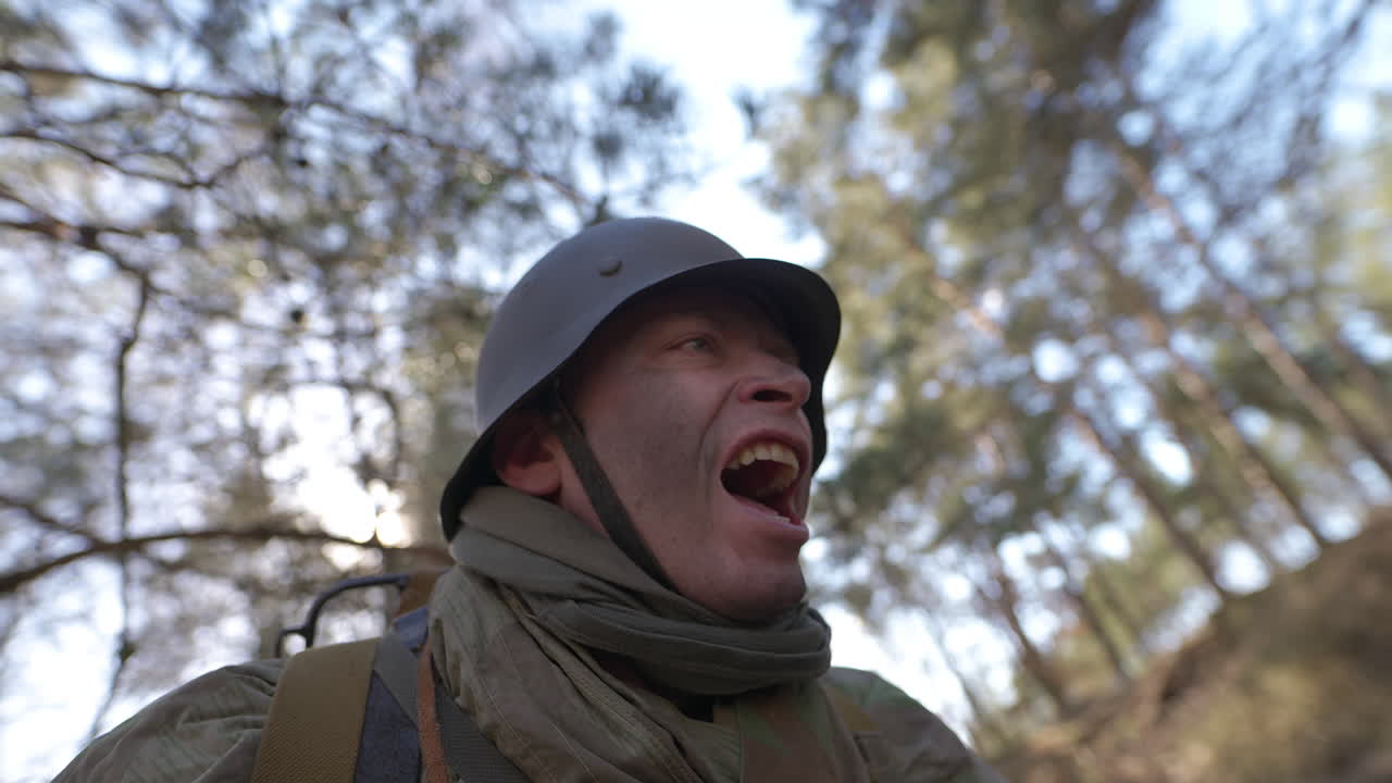WWII Soldier in the Forest