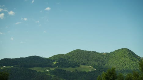 time-lapse of the orobie alps and sky with clouds