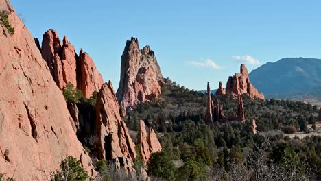 garden of the gods stone landscape, colorado