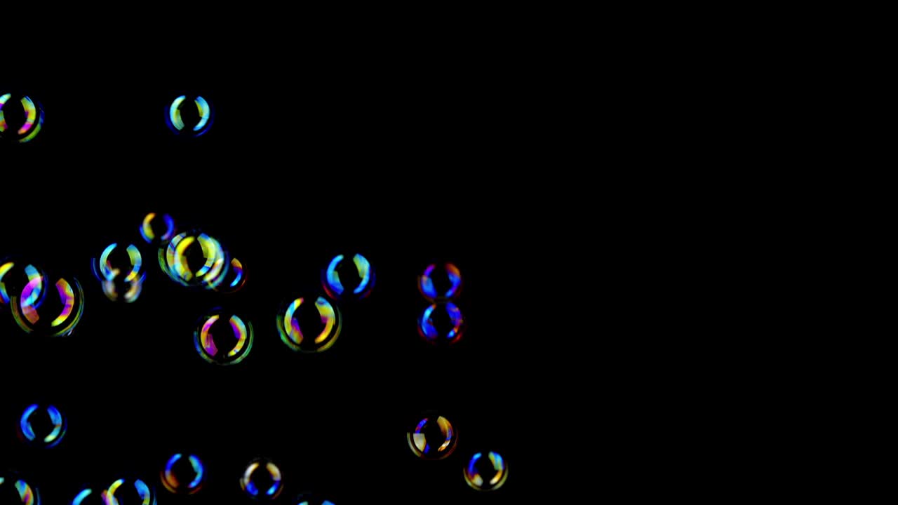 Soap bubble background.