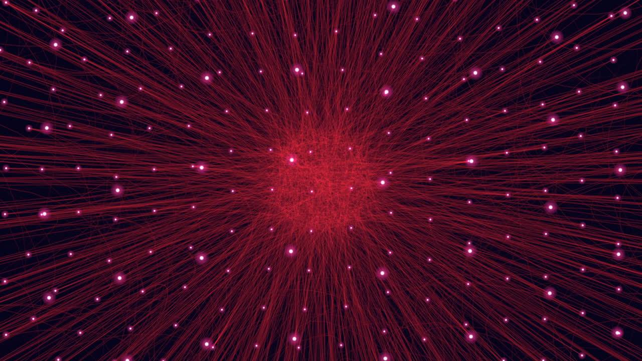Radiant burst vibrant red and white explosion