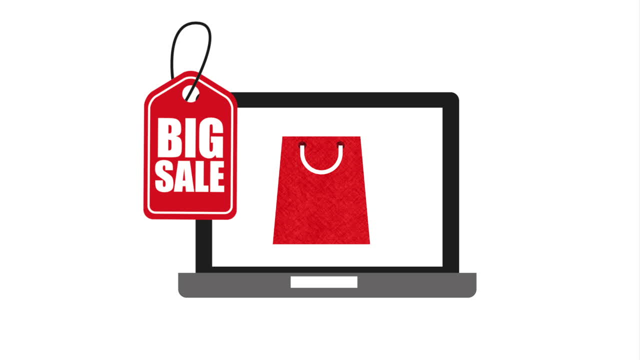 tecnología de comercio electrónico con computadora portátil