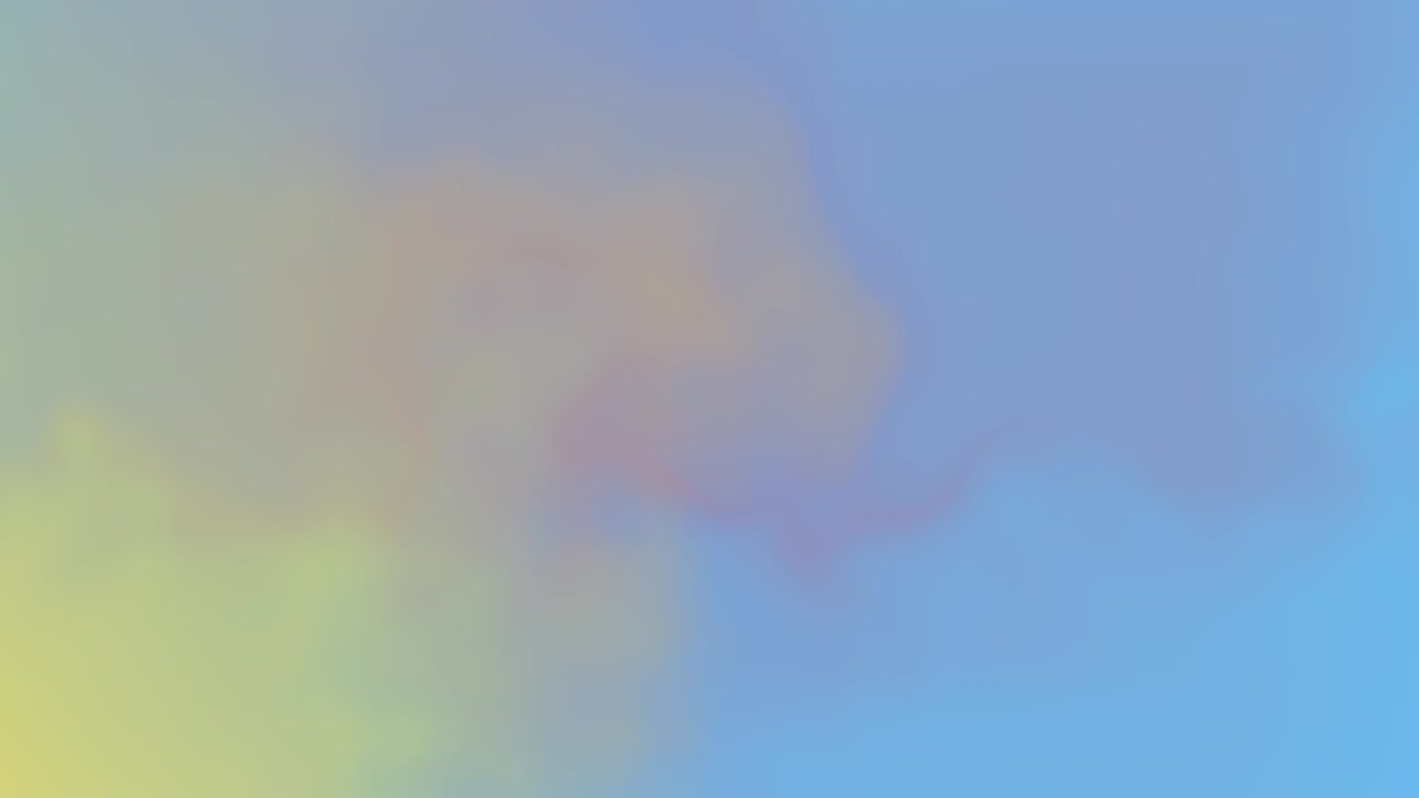 Beautiful Liquid Abstract Gradient Flowing Animation Seamless Blue Yellow Colors. Looped Fluid Gradient Trendy Vivid Neon Colors Motion Graphics Modern Background.