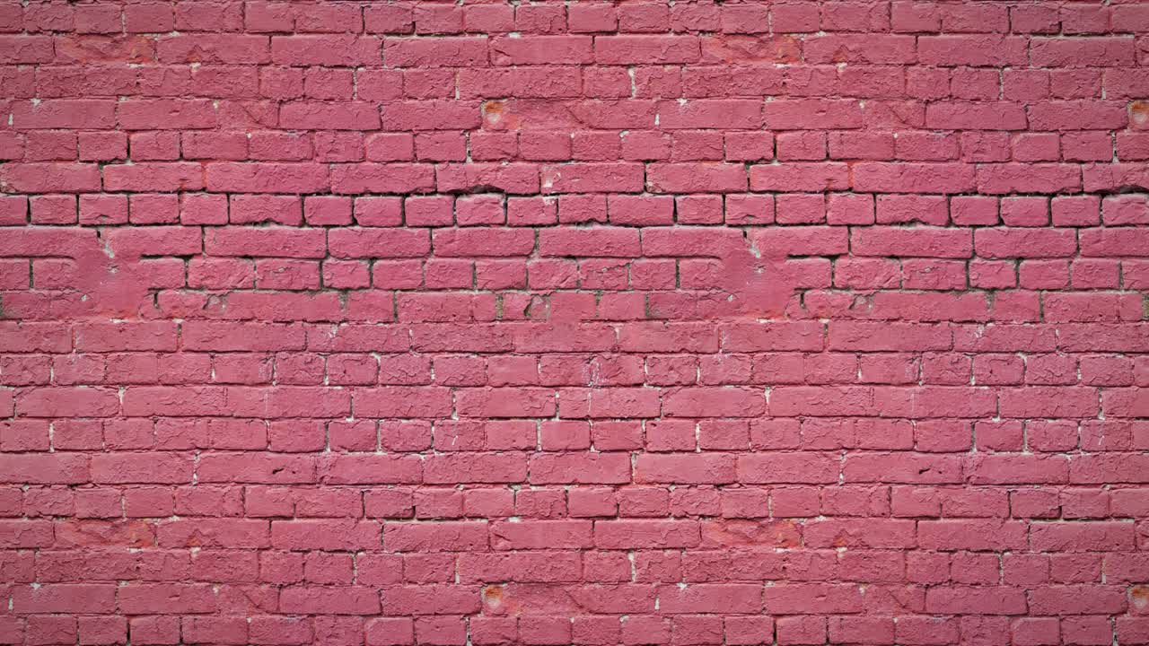 움직이는 배경, 오래된 벽돌 벽