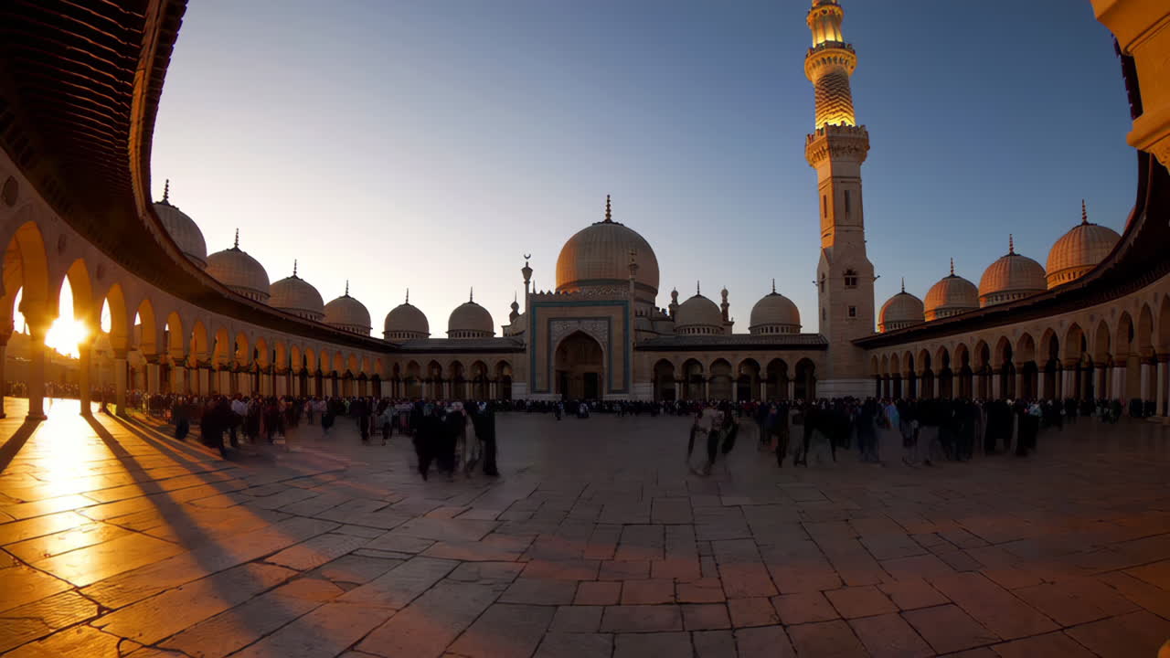 Grand Mosque at Sunset