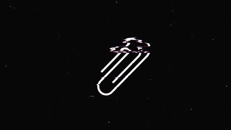 el icono de la educación de la línea hud símbolo holográfico en la pantalla de la televisión digital vieja animación de glitch de bucle sin costuras. corazones. retro dinámico y alegre. imágenes de video coloridas y vintage.