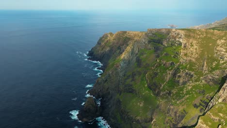 rugged sheer cliffs of serra da capelada near cabo ortegal in province la coruna, galicia, spain