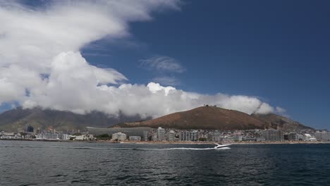 Follow-shot-of-a-luxury-boat