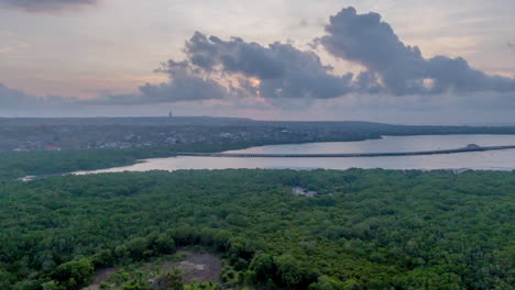 4k sunset south bali island