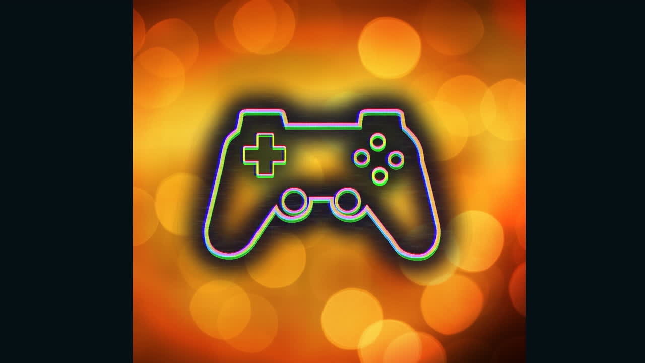 animazione dell'icona del gamepad sopra i punti