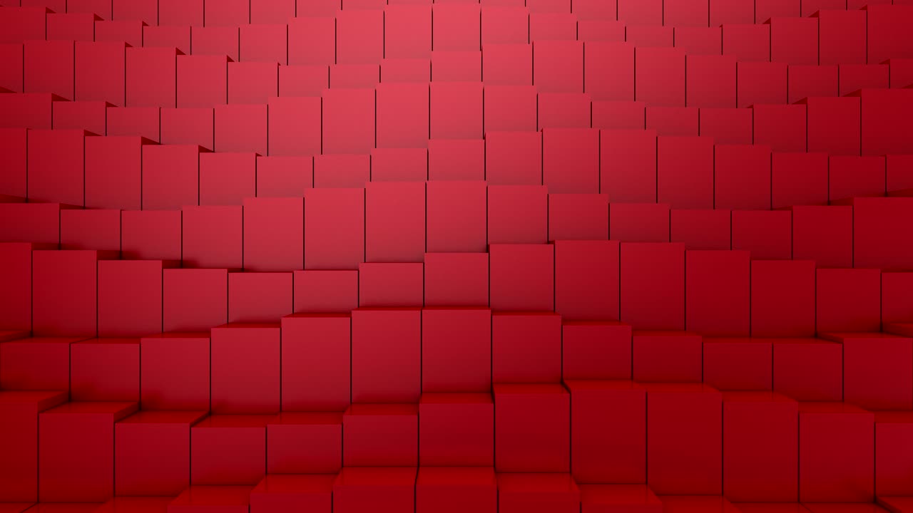 las cajas forman una onda