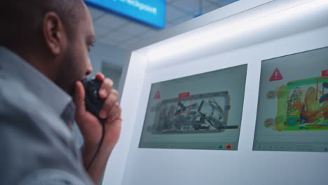 control de seguridad del aeropuerto