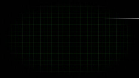 electrocardiograma osciloscopio forma de onda animación gráficos de movimiento