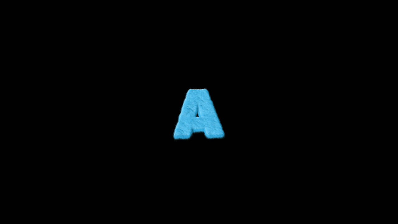 Letter A On Alpha