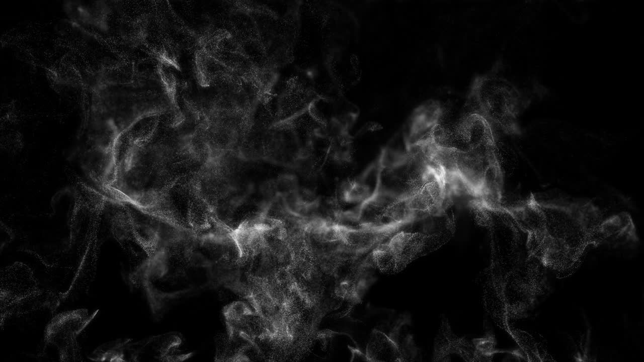 Sfondo animato con leggere volute di fumo etereo in loop continuo