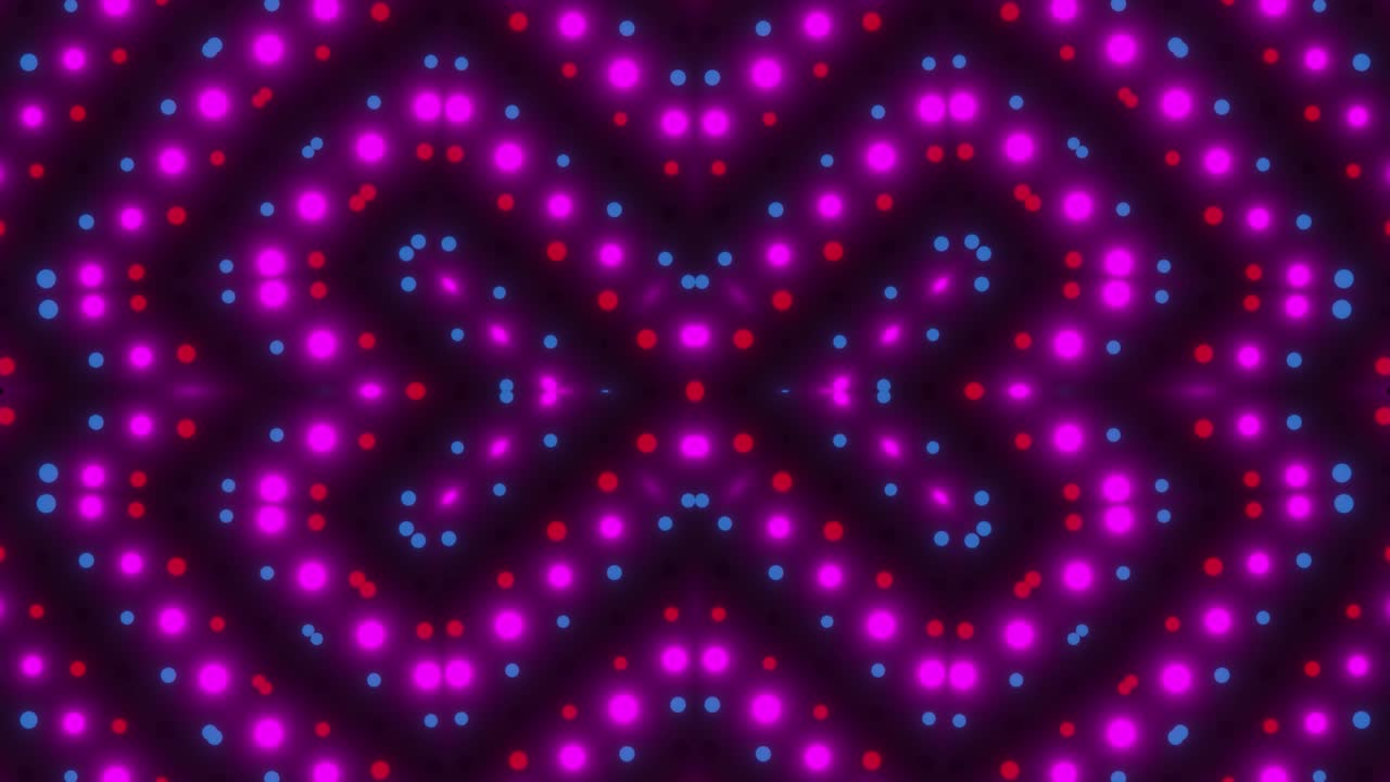 Colorful LED Light Pattern | Premium Stock Video Footage