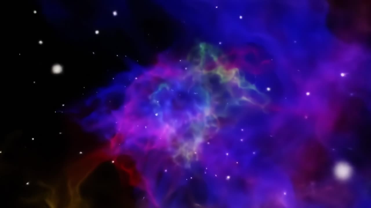 A Stunning Journey Through Colorful Cosmic Clouds: An Exploration of Vibrant Nebulae in a Captivating Universe of Light and Color