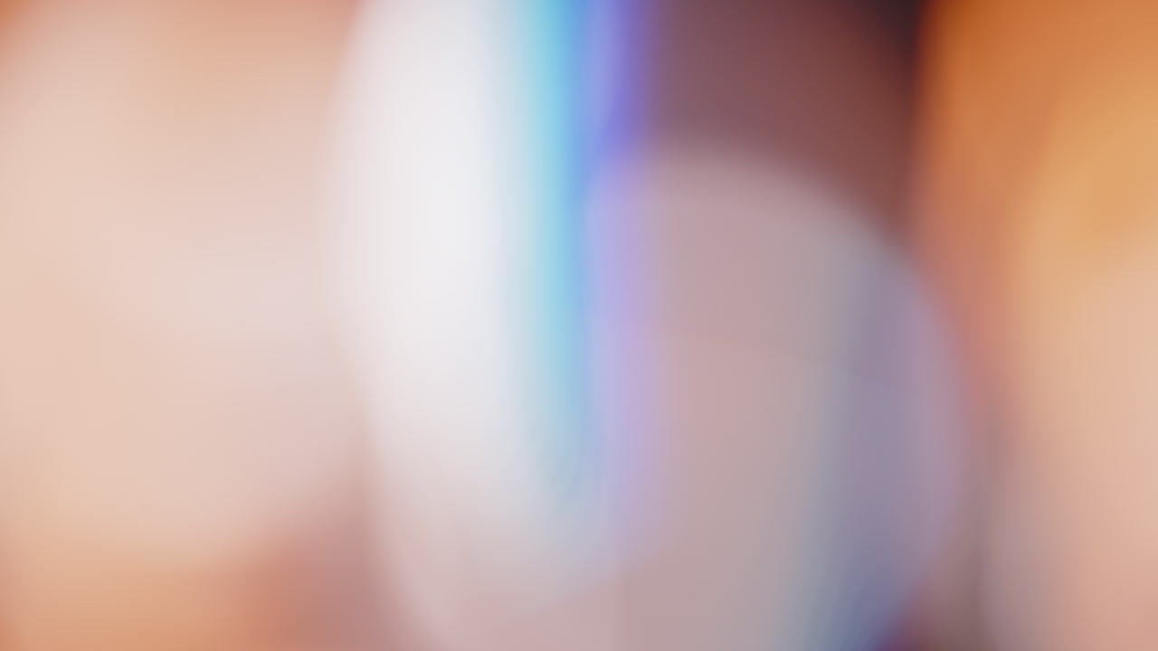 빛 누출 추상적인 흐릿한 4k 영상 움직이는 박이는 원 렌즈 반이는 플레어 보케 오버레이