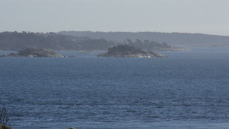 long shot looking across the harbour too kuholmen at kristiansand